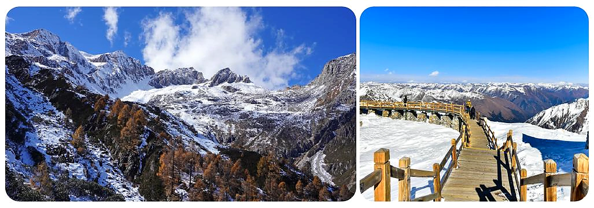 ภาพประกอบ สะพานหนานเฉียว | ธารน้ำสีฟ้า โปรแกรม ทัวร์จีน CHENGDU SNOWY ปี้เผิงโกว สี่ดรุณี ต๋ากู่