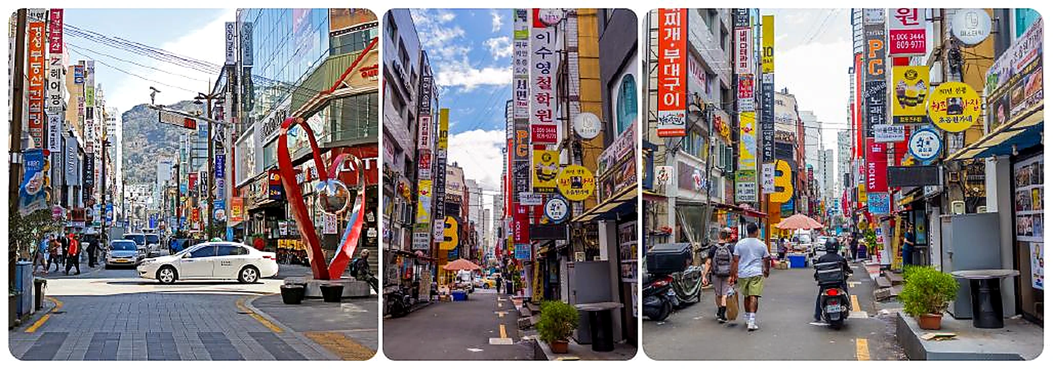 ภาพประกอบ สงครามเกาหลี ผู้ลี้ภัยได้สร้างบ้านทั่วบริเวณเนินเขายอดเขา แต่เกิดไฟไหม้ในย่านนี้ถึง 2 ครั้งใหญ่และทิ้งให้ภูเขาแห่งนี้ โปรแกรม ทัวร์เกาหลี BUSAN AUTUMN BREEZE
